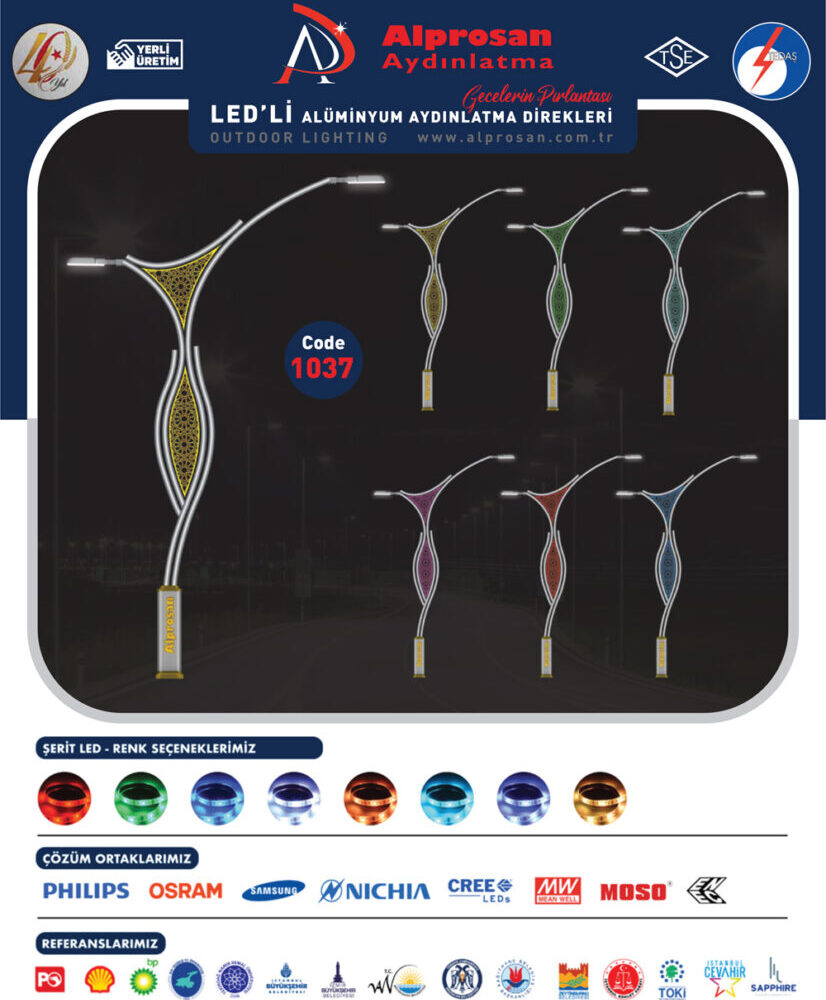 Alüminyum Aydınlatma Direkleri