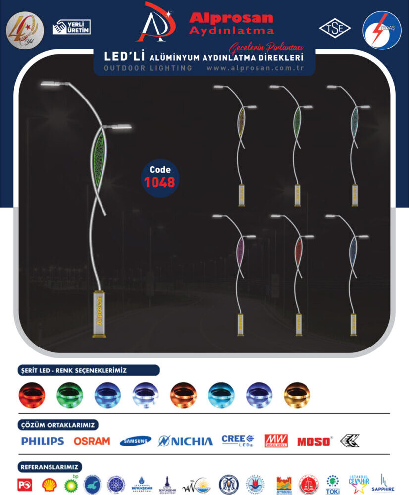 Alüminyum Aydınlatma Direkleri