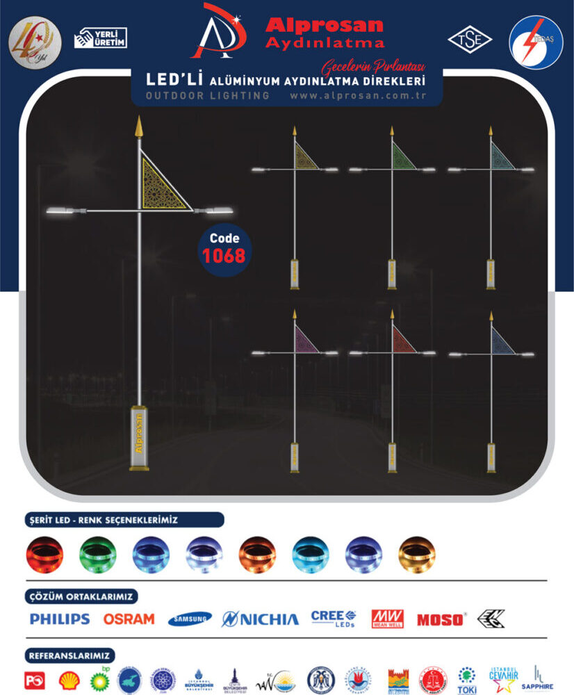 Alüminyum Aydınlatma Direkleri