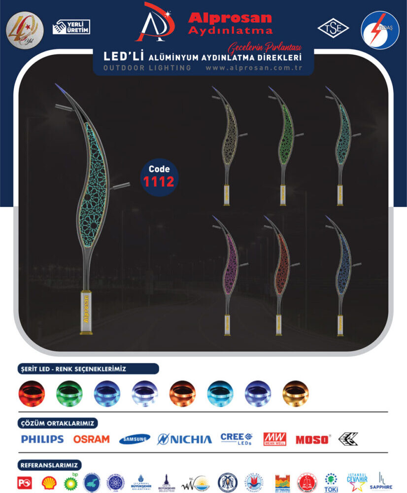 Alüminyum Aydınlatma Direkleri