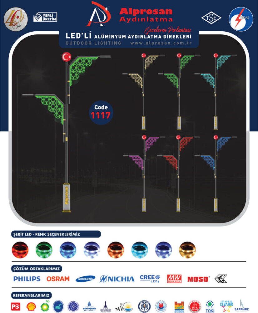 Alüminyum Aydınlatma Direkleri