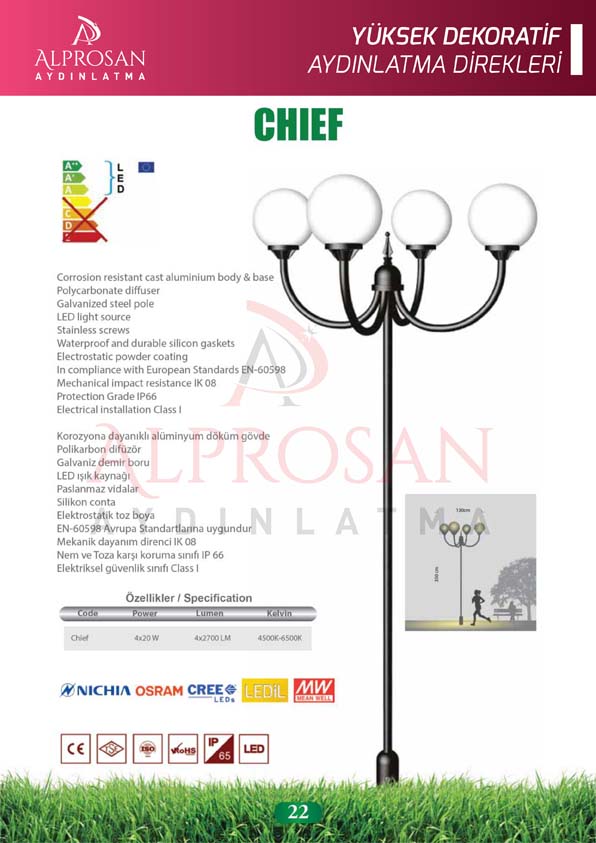 Yüksek Yol Aydınlatma Direkleri – Galvaniz ve Boyalı