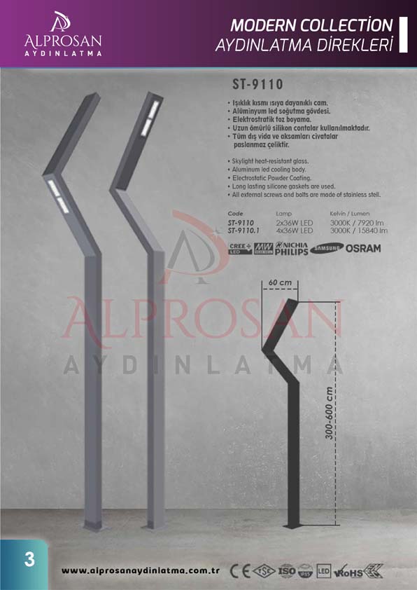 Modern Collection Aydınlatma Direkleri