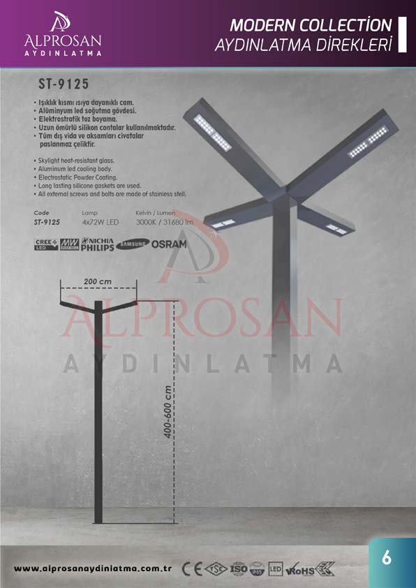 Modern Collection Aydınlatma Direkleri