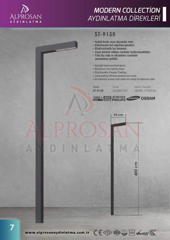 Modern Collection Aydınlatma Direkleri