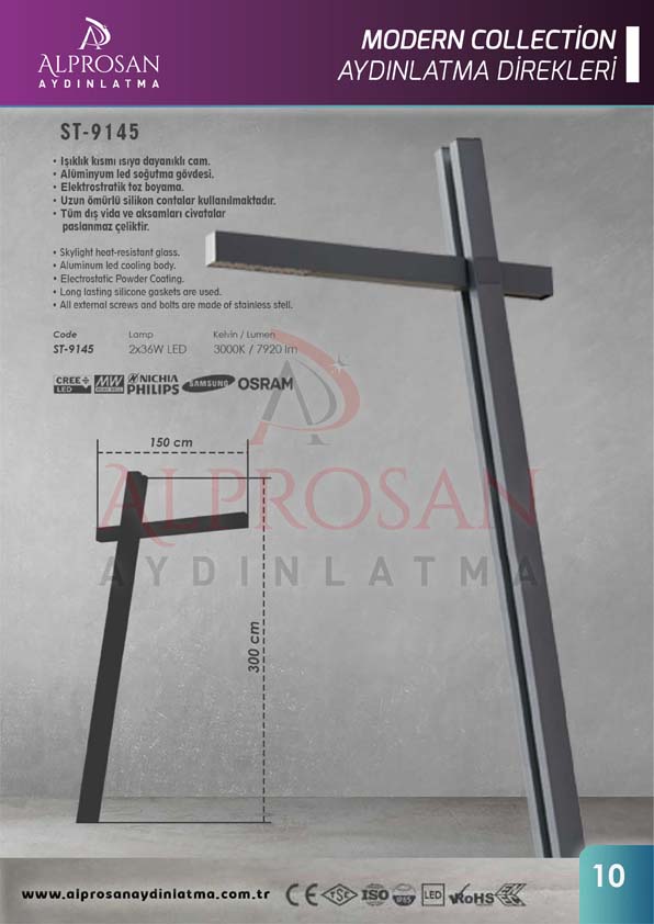 Modern Collection Aydınlatma Direkleri