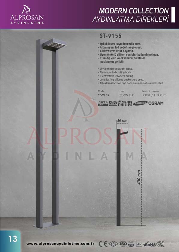 Modern Collection Aydınlatma Direkleri