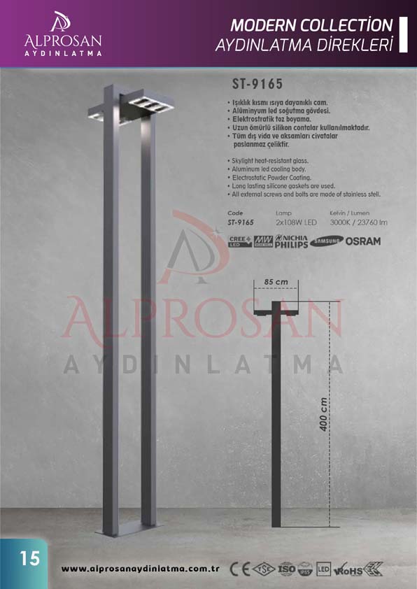 Modern Collection Aydınlatma Direkleri