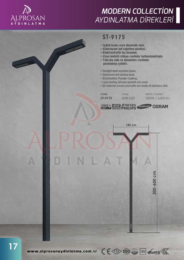 Modern Collection Aydınlatma Direkleri