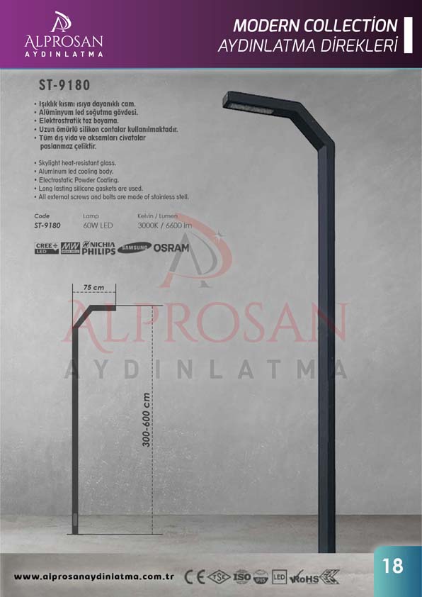 Modern Collection Aydınlatma Direkleri