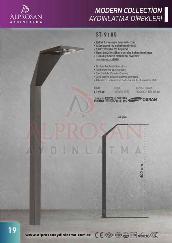 Modern Collection Aydınlatma Direkleri