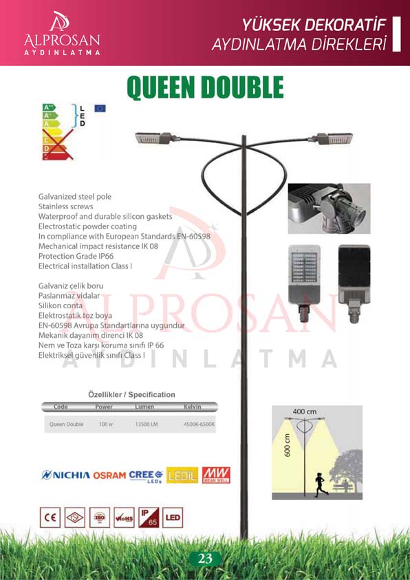 Yüksek Yol Aydınlatma Direkleri – Galvaniz ve Boyalı