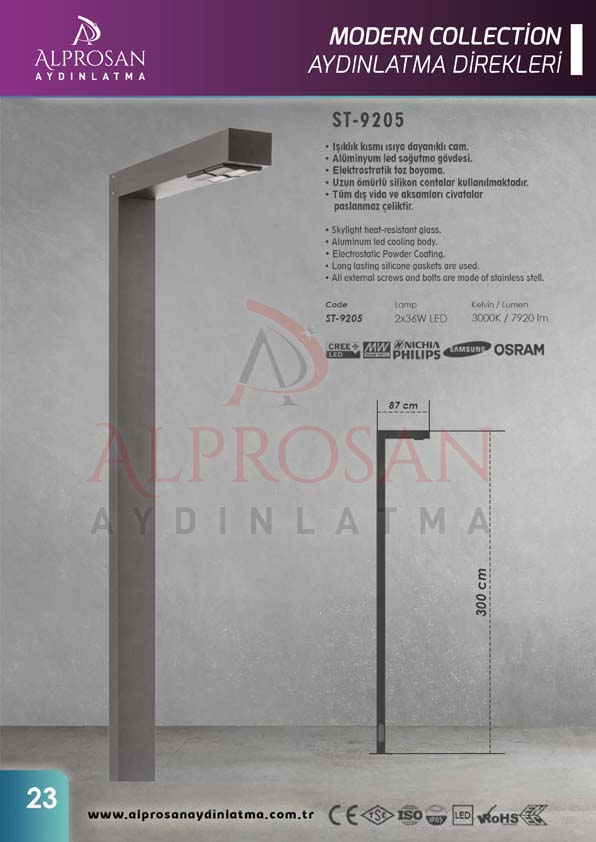 Modern Collection Aydınlatma Direkleri