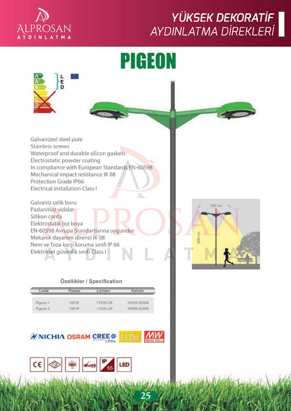 Yüksek Yol Aydınlatma Direkleri – Galvaniz ve Boyalı