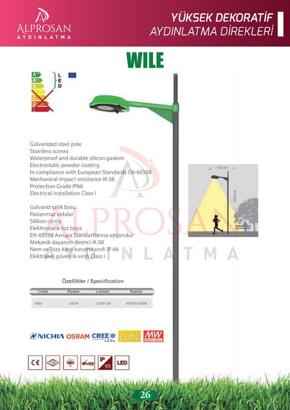 Yüksek Yol Aydınlatma Direkleri – Galvaniz ve Boyalı