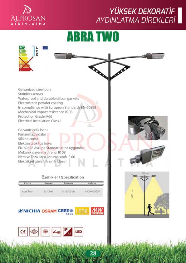 Yüksek Yol Aydınlatma Direkleri – Galvaniz ve Boyalı