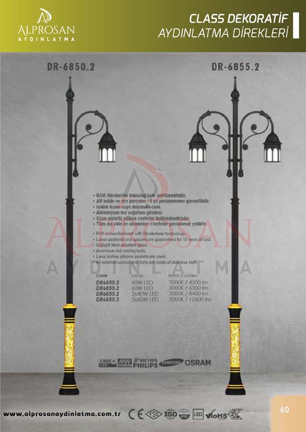 Class Dekoratif Aydınlatma Direkleri
