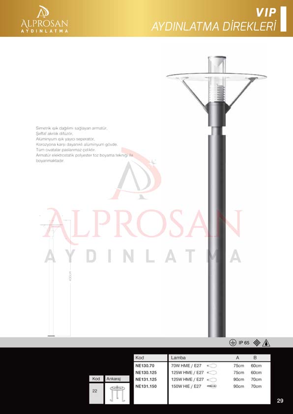 VIP Collection Aydınlatma Direkleri