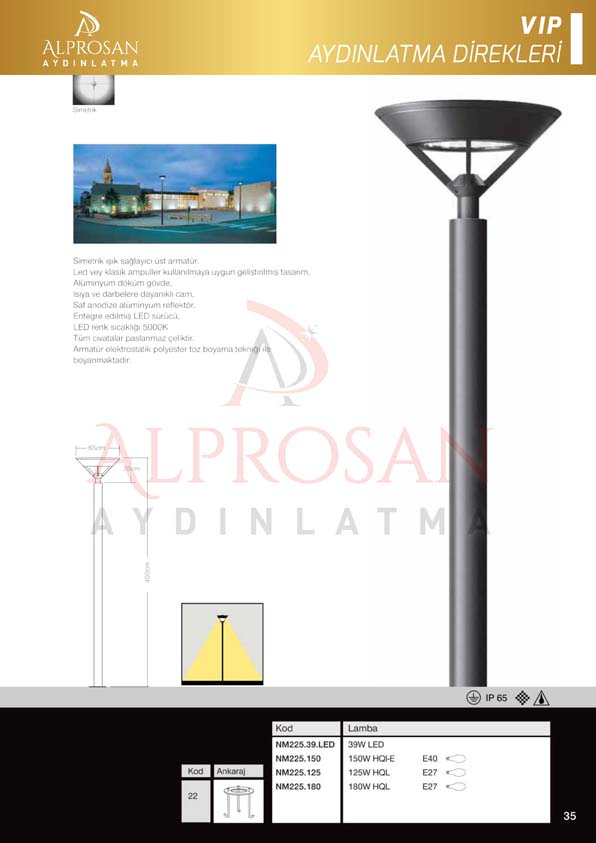 VIP Collection Aydınlatma Direkleri