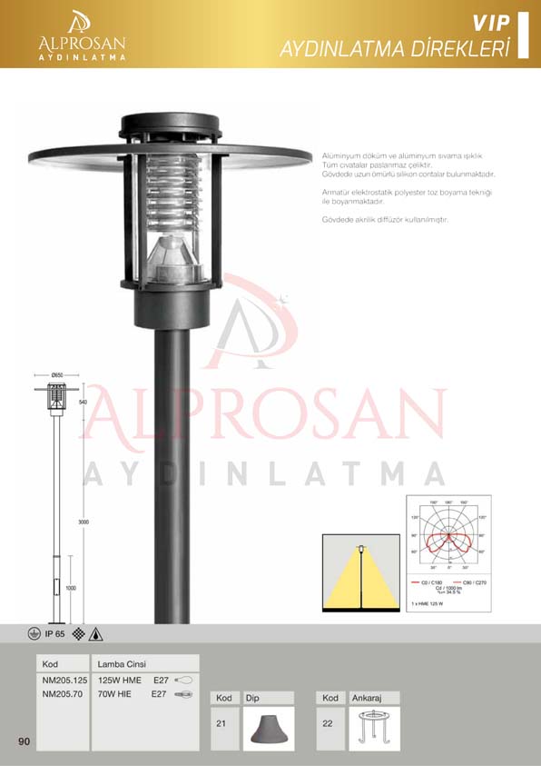 VIP Collection Aydınlatma Direkleri