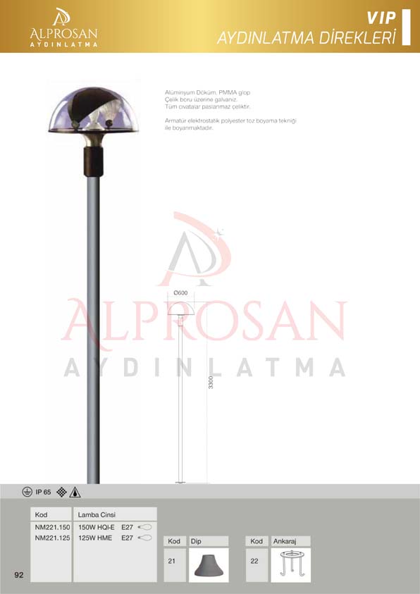 VIP Collection Aydınlatma Direkleri