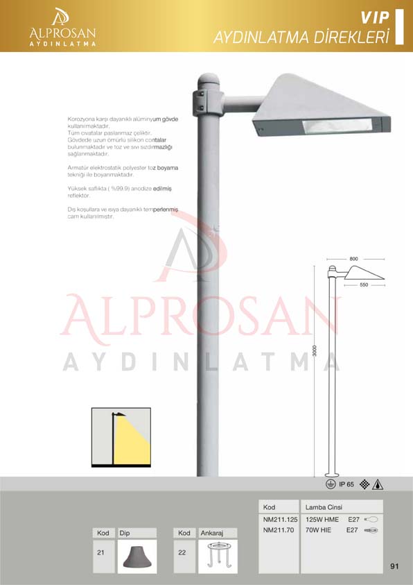 VIP Collection Aydınlatma Direkleri