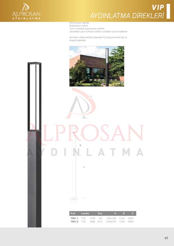 VIP Collection Aydınlatma Direkleri