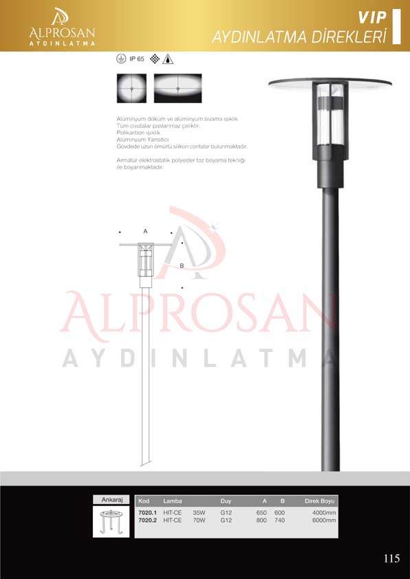 VIP Collection Aydınlatma Direkleri