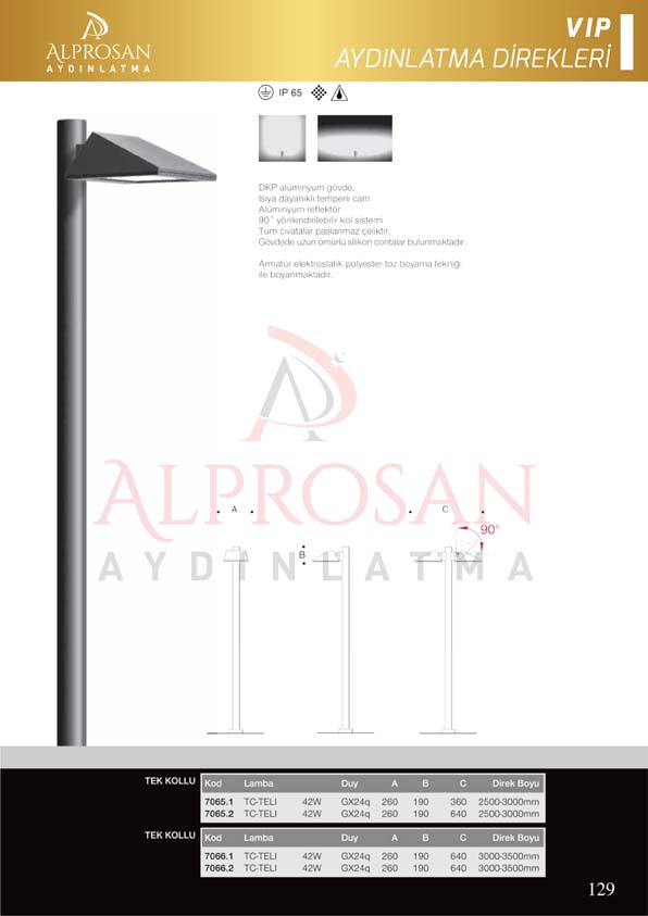 VIP Collection Aydınlatma Direkleri