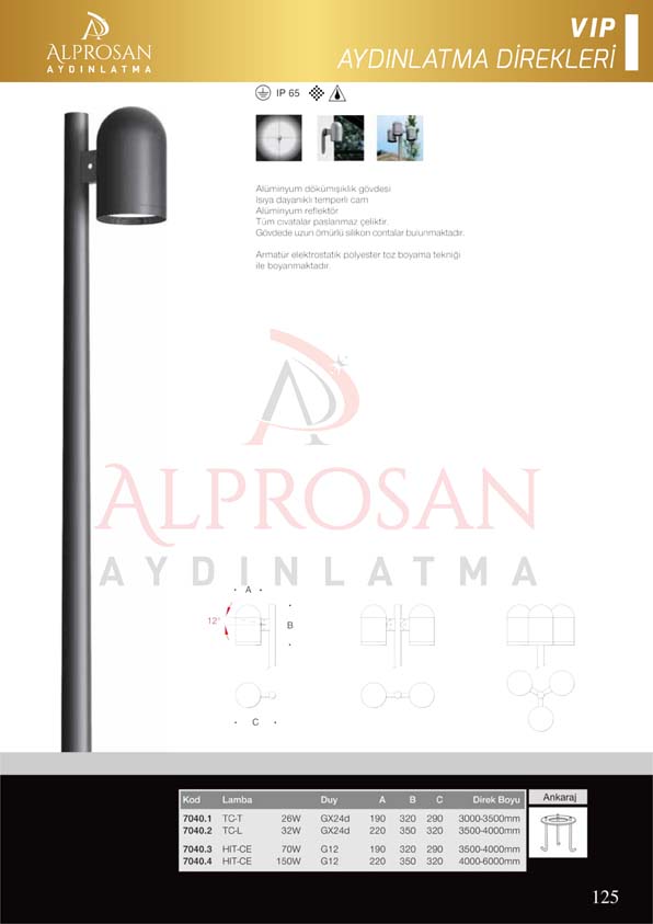 VIP Collection Aydınlatma Direkleri