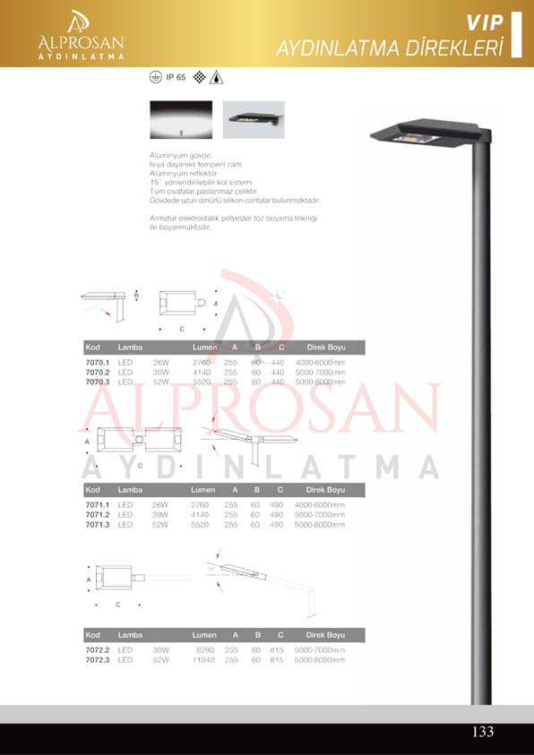 VIP Collection Aydınlatma Direkleri