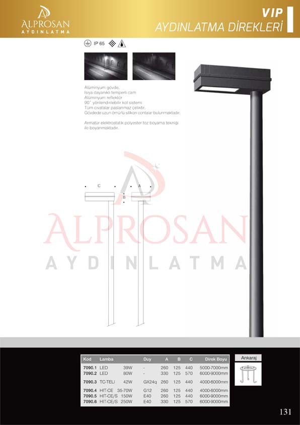 VIP Collection Aydınlatma Direkleri
