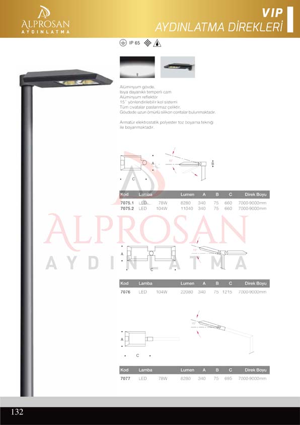 VIP Collection Aydınlatma Direkleri
