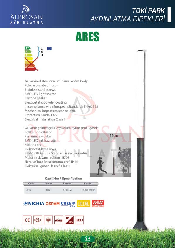 TOKİ, Emlak Konut Çevre Şehircilik Proje Aydınlatma Direkleri