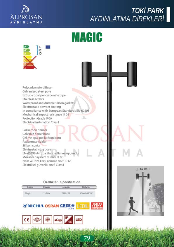 TOKİ, Emlak Konut Çevre Şehircilik Proje Aydınlatma Direkleri