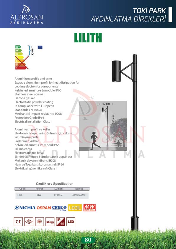 TOKİ, Emlak Konut Çevre Şehircilik Proje Aydınlatma Direkleri