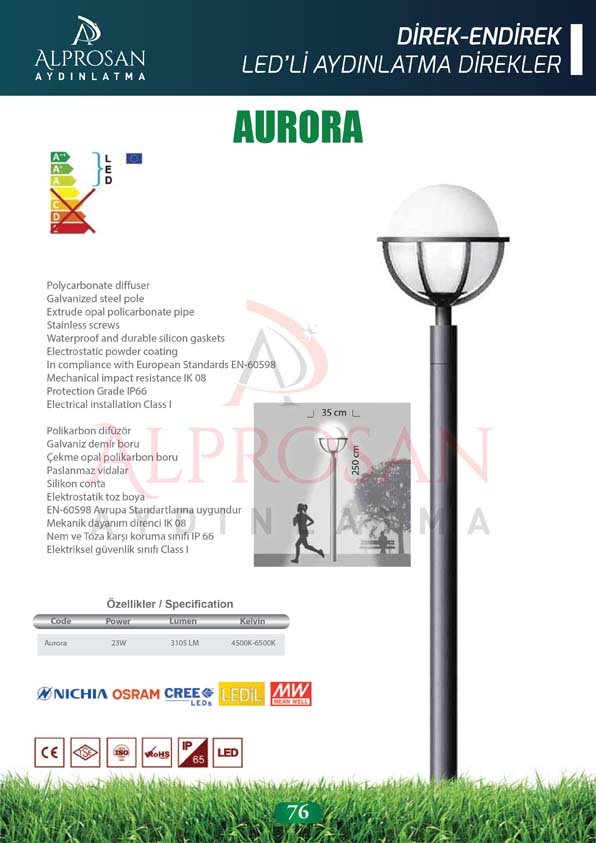 Direk ve Endirek Ledli Direkleri