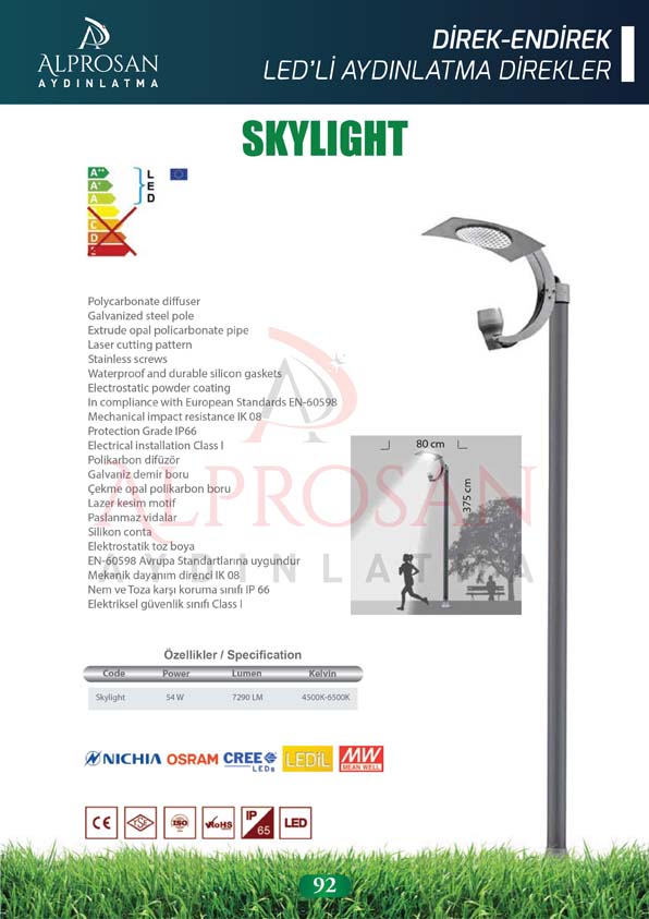 Direk ve Endirek Ledli Direkleri