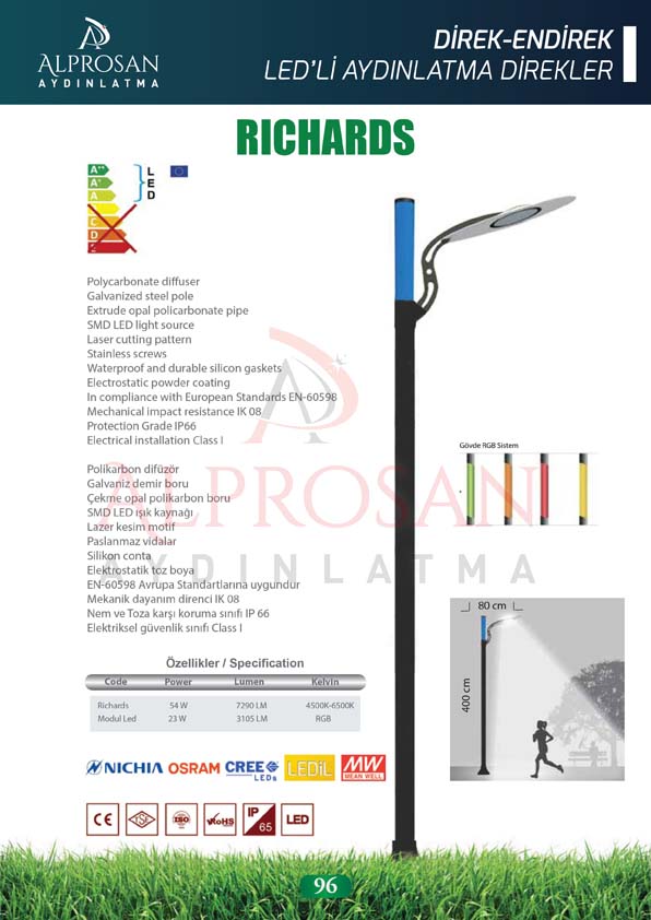 Direk ve Endirek Ledli Direkleri