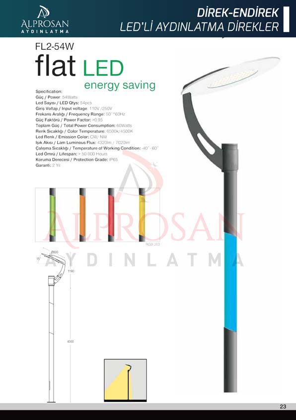 Direk ve Endirek Ledli Direkleri