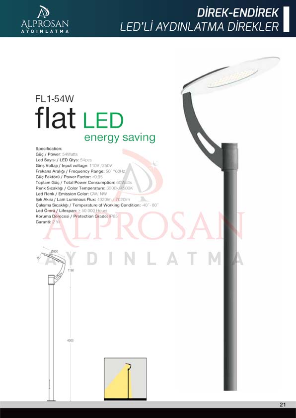 Direk ve Endirek Ledli Direkleri