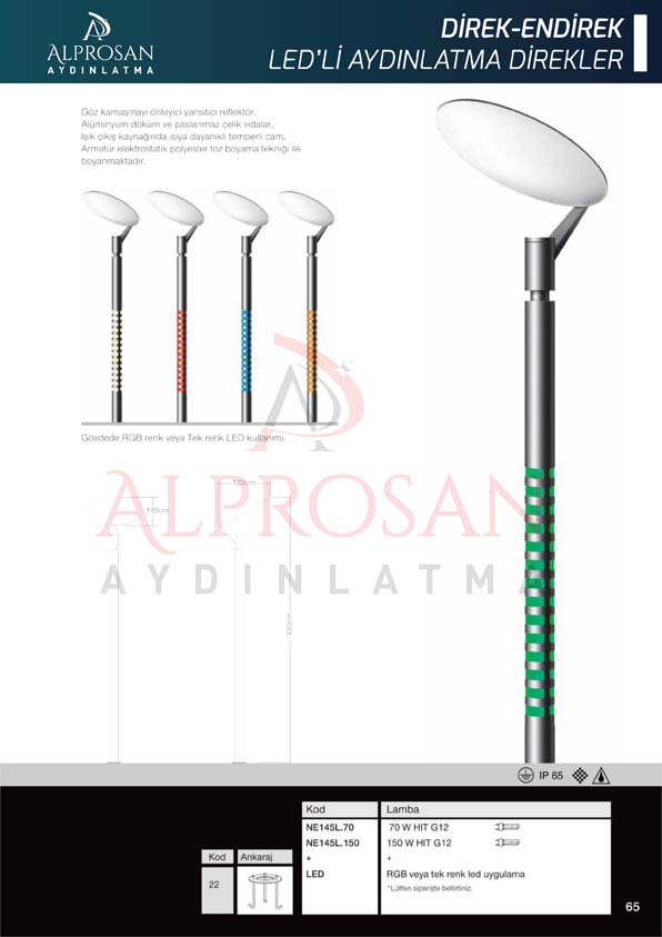 Direk ve Endirek Ledli Direkleri