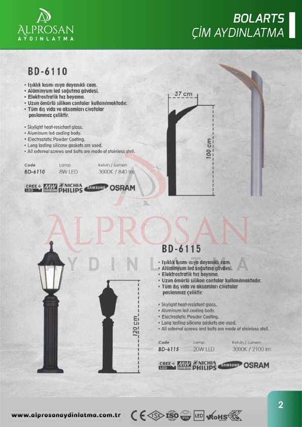 Bolart – Çim Aydınlatma