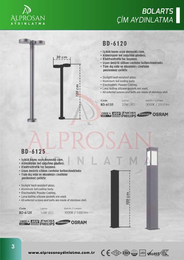 Bolart – Çim Aydınlatma