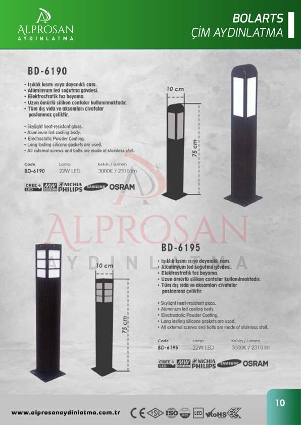 Bolart – Çim Aydınlatma