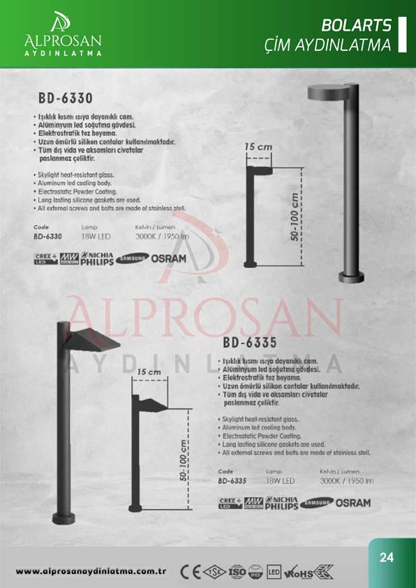 Bolart – Çim Aydınlatma