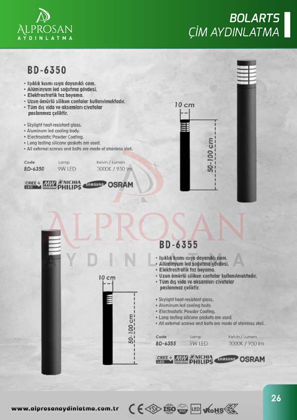 Bolart – Çim Aydınlatma