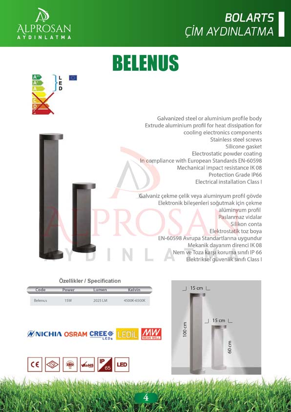 Bolart – Çim Aydınlatma