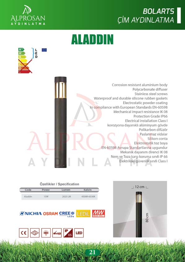 Bolart – Çim Aydınlatma