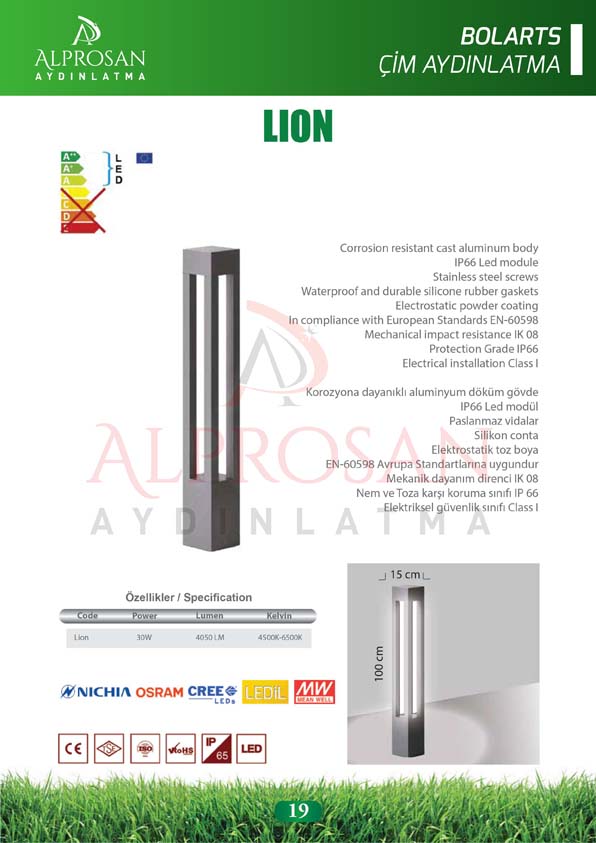 Bolart – Çim Aydınlatma